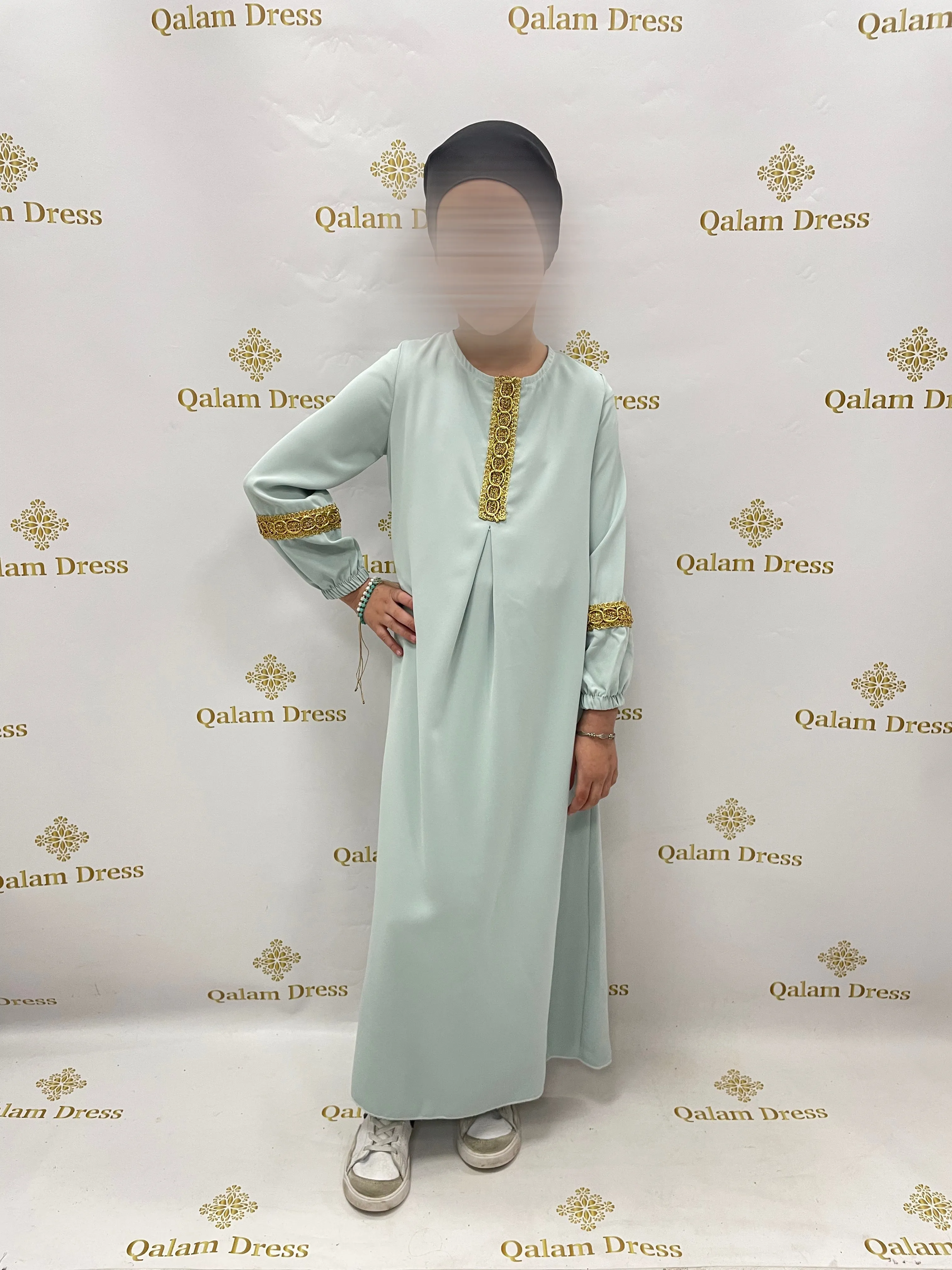 Abaya Eid fille Soumaya - Tendance Hijab