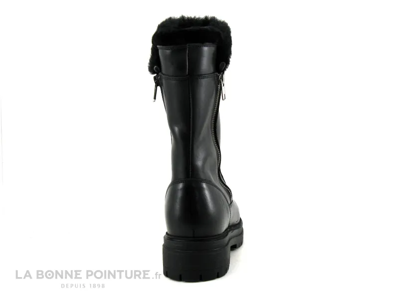 Achat chaussures Hooper Femme Bottine, vente Hooper LUKE Noir - Bottine Femme avec fourrure