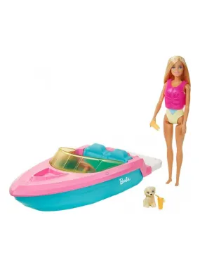 Barbie Et Son Bateau Coffret Avec Poupee Mannequin - N/A