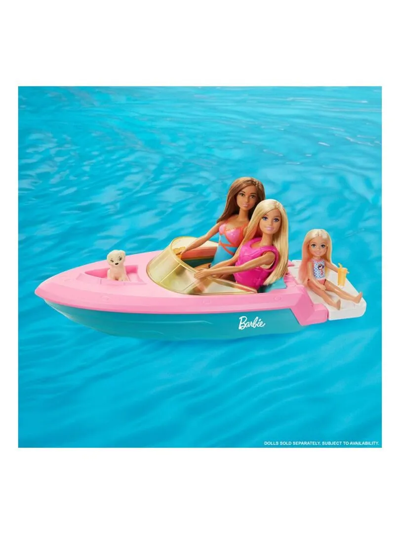 Barbie Et Son Bateau Coffret Avec Poupee Mannequin - N/A