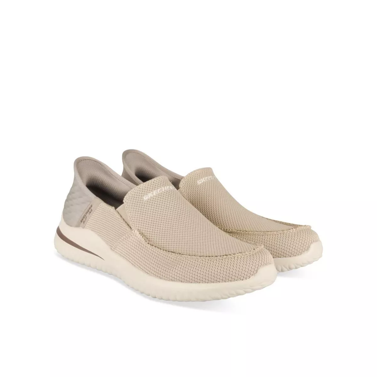 Baskets TAUPE SKECHERS Slips-In Trademark Delson 3.0