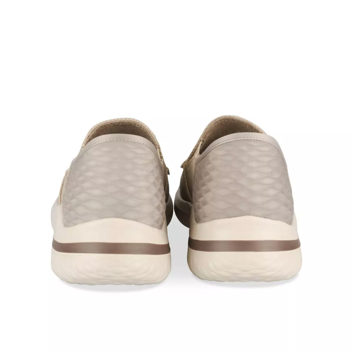 Baskets TAUPE SKECHERS Slips-In Trademark Delson 3.0