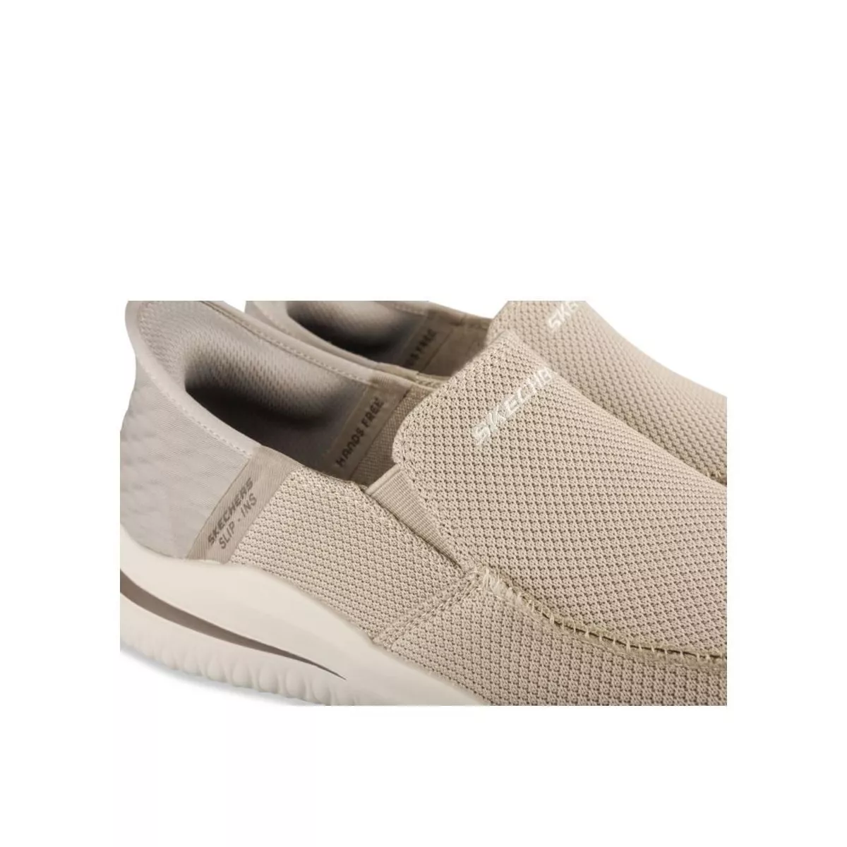 Baskets TAUPE SKECHERS Slips-In Trademark Delson 3.0