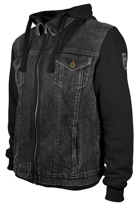 Blouson Harisson Westside 2 Noir, Blouson Moto Jean