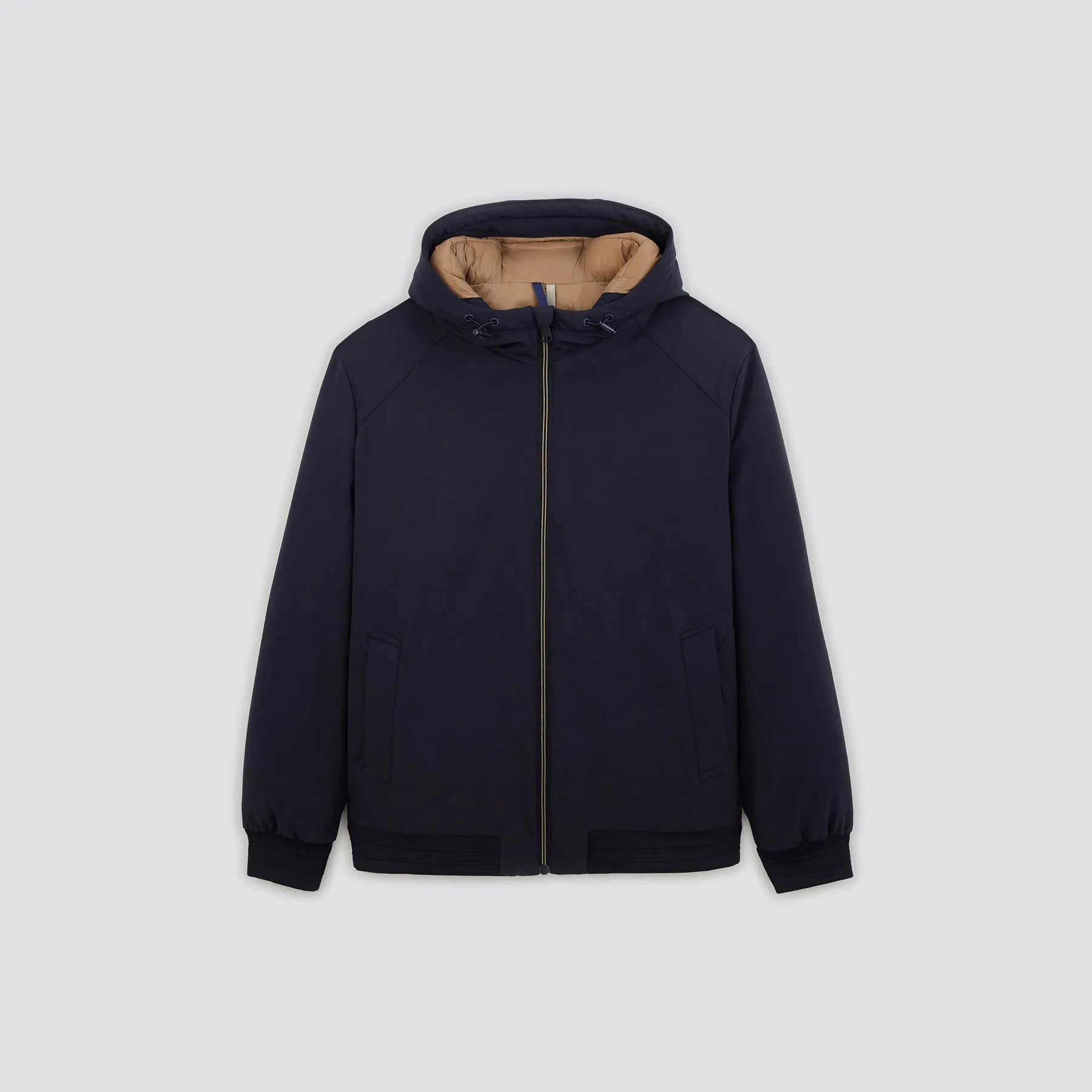 Blouson zippé à capuche Bleu foncé | Jules