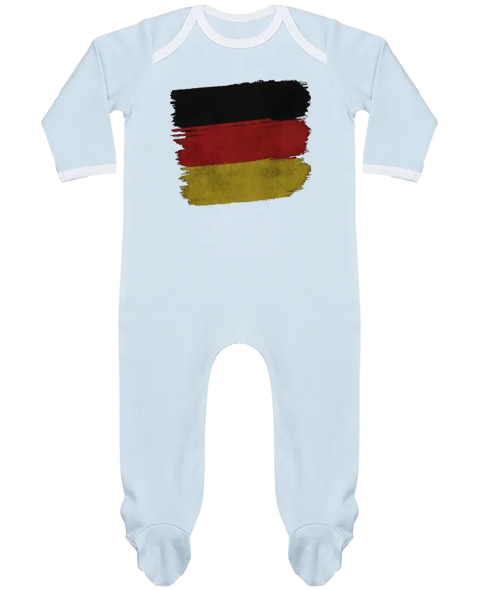 Body Pyjama Bébé Drapeau Allemand par KronoArt