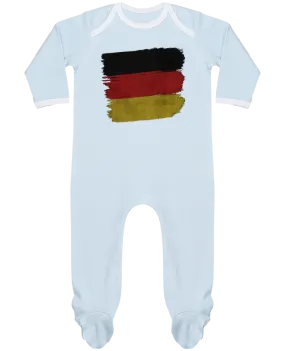 Body Pyjama Bébé Drapeau Allemand par KronoArt