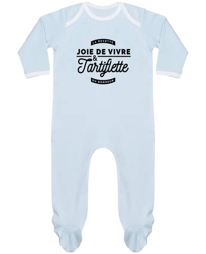 Body Pyjama Bébé Joie de vivre et Tartiflette par Rustic