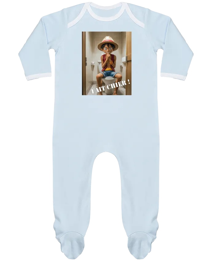 Body Pyjama Bébé Luffy de One Piece par TiA