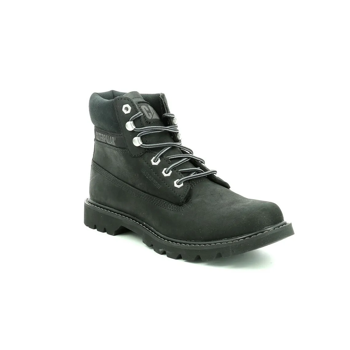 Boots Homme E COLORADO WP Noir en cuir Caterpillar - Boots et bottines Homme sur MenCorner