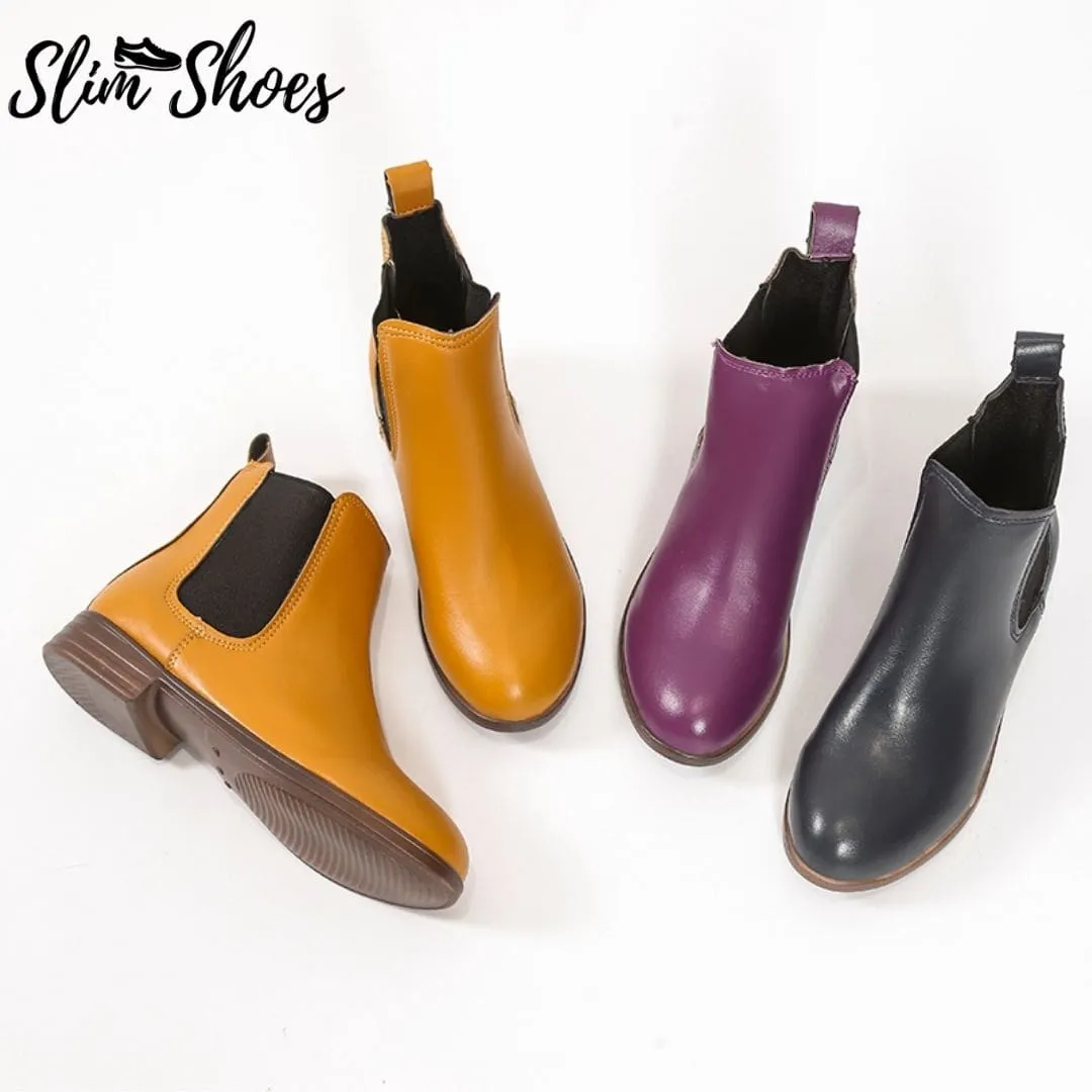 Bottines Chelsea Premium Pour Femme - SlimBoots™