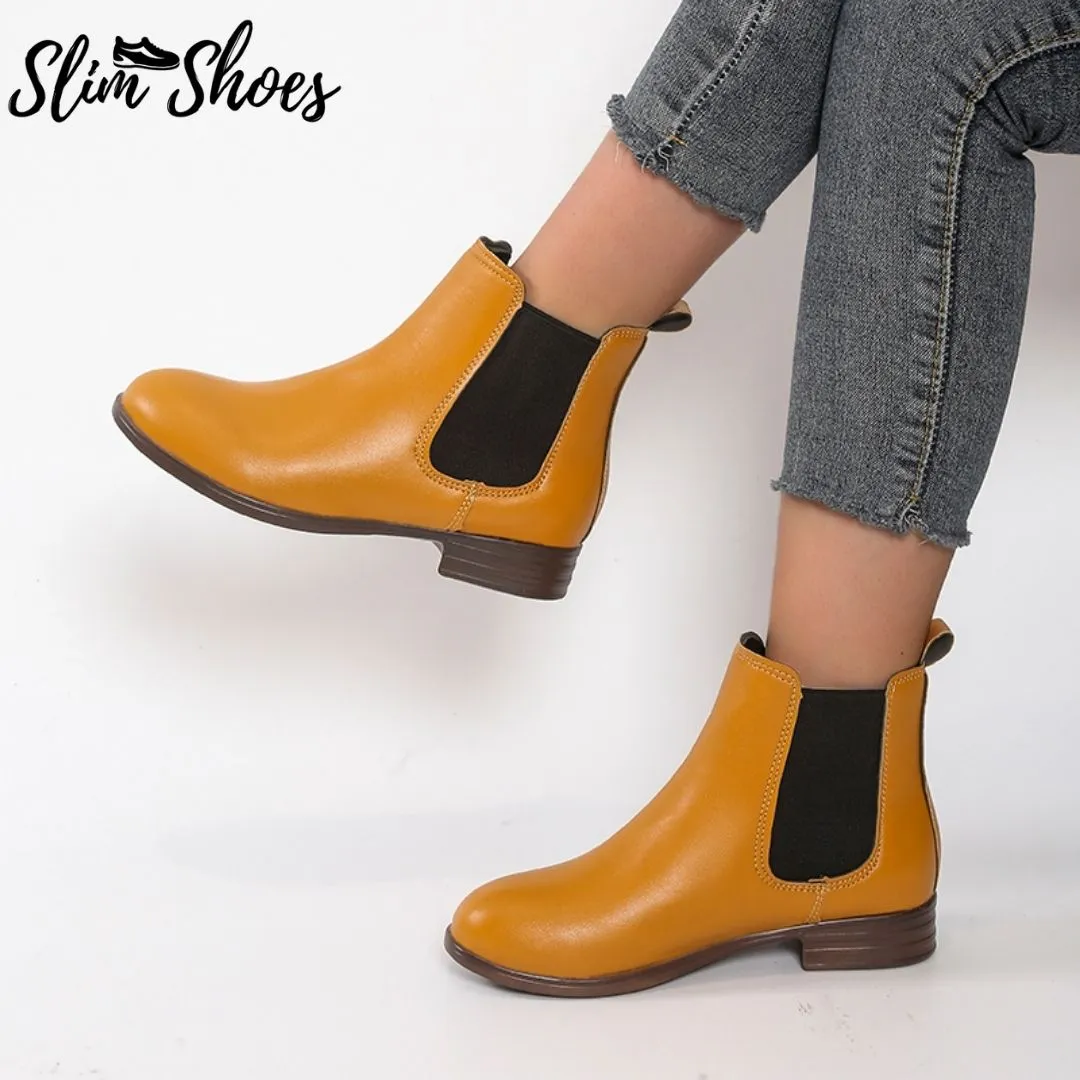 Bottines Chelsea Premium Pour Femme - SlimBoots™