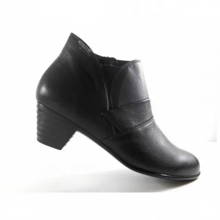 Bottines Cuir lisse Noir Mephisto Femme | Igert Dannemarie