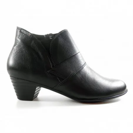 Bottines Cuir lisse Noir Mephisto Femme | Igert Dannemarie