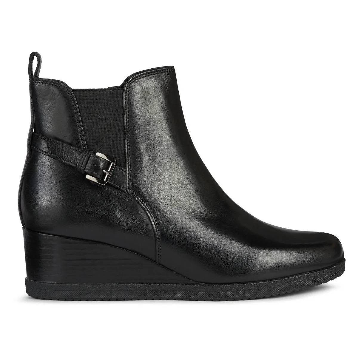 Bottines Geox d anylla wedge noir