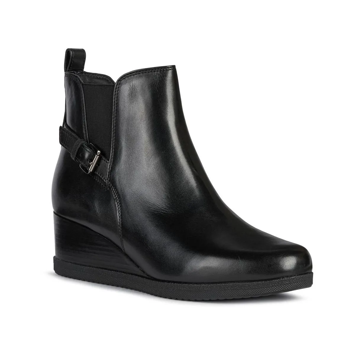 Bottines Geox d anylla wedge noir