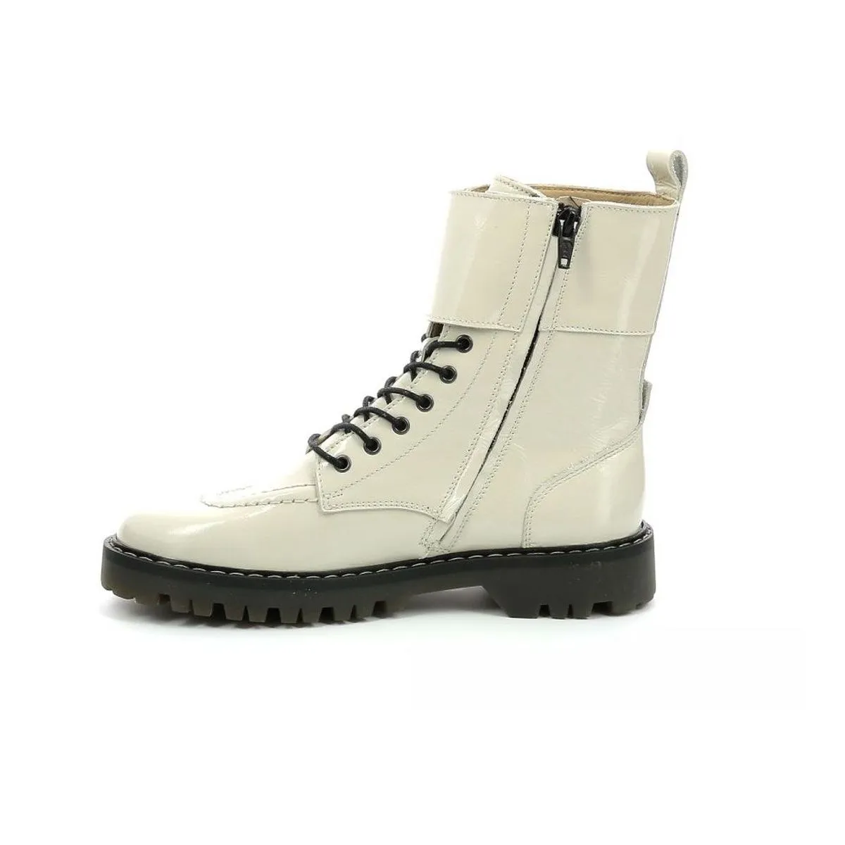 Bottines Kickers deckranger blanc