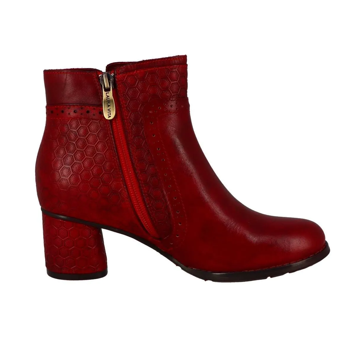 Bottines Laura vita gicno 32 rouge