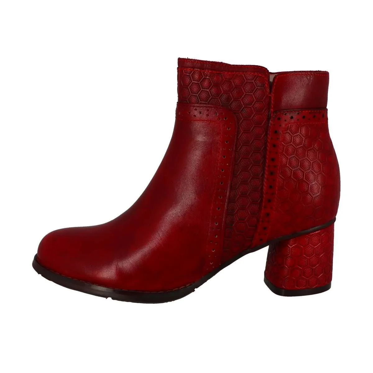 Bottines Laura vita gicno 32 rouge