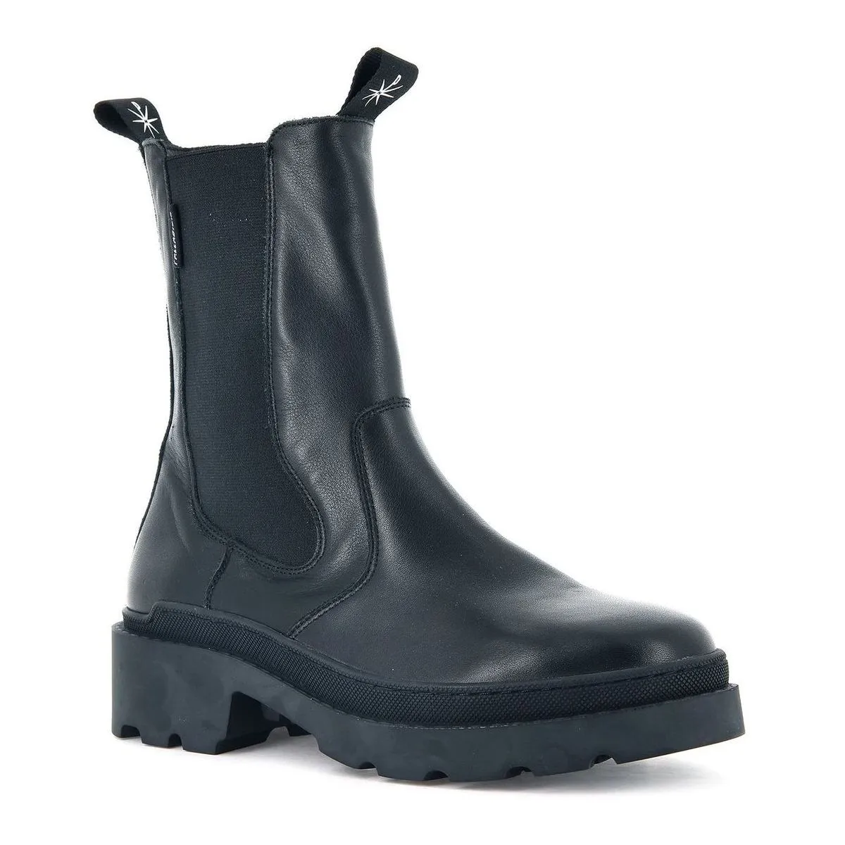 Bottines Palladium tecno chelsea boots haute noir