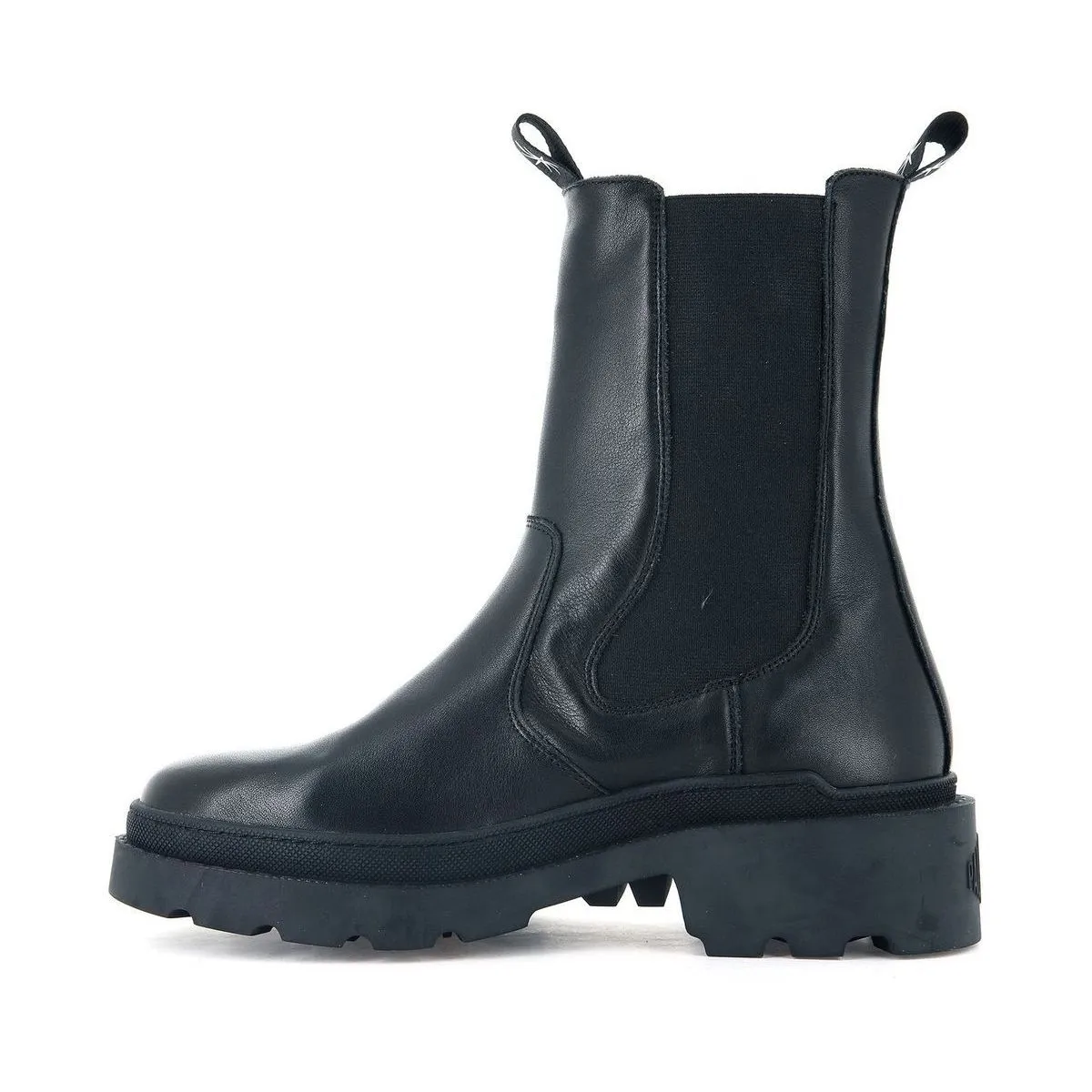 Bottines Palladium tecno chelsea boots haute noir