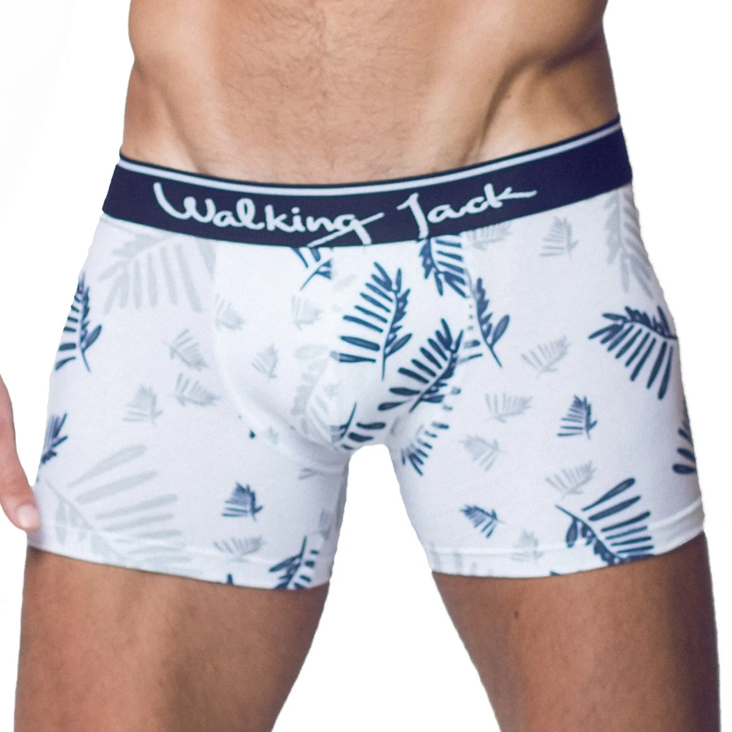 Boxer Fern Print - Walking Jack : vente shorty boxers homme Walking...