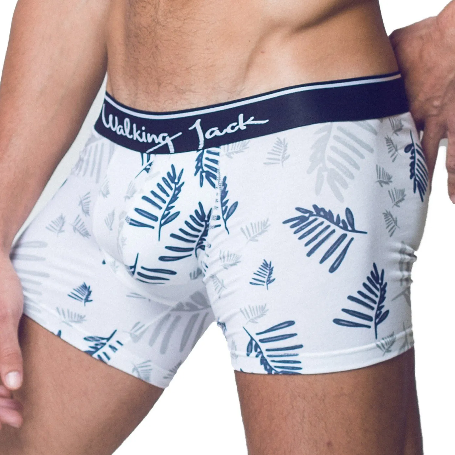 Boxer Fern Print - Walking Jack : vente shorty boxers homme Walking...