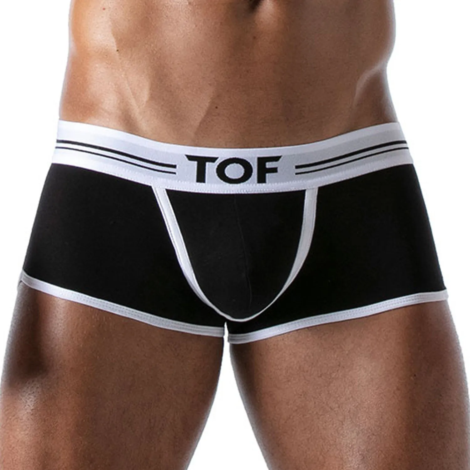 Boxer French - noir - TOF Paris : vente shorty boxers homme TOF Par...