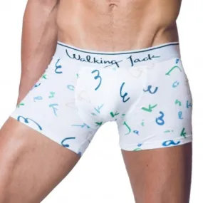 Boxer Letters Print - Walking Jack : vente shorty boxers homme Walk...