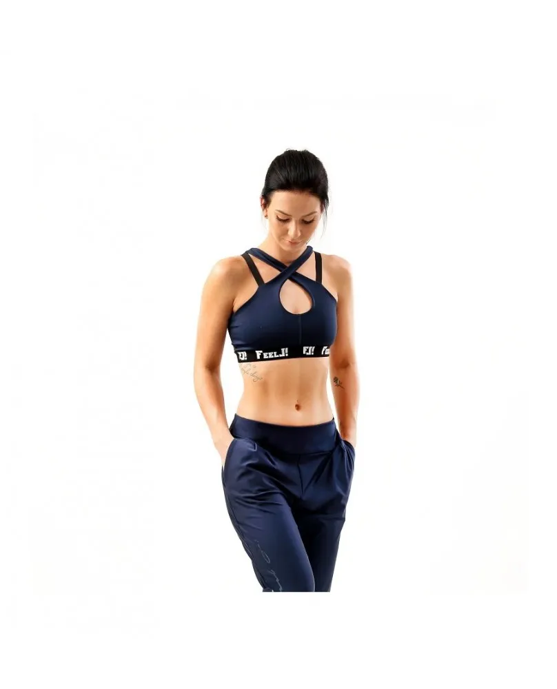 Brassière Fitness Bleu Nuit - Feel J