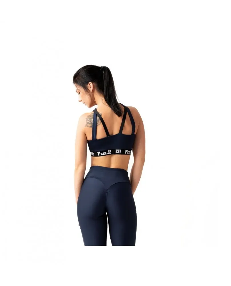 Brassière Fitness Bleu Nuit - Feel J