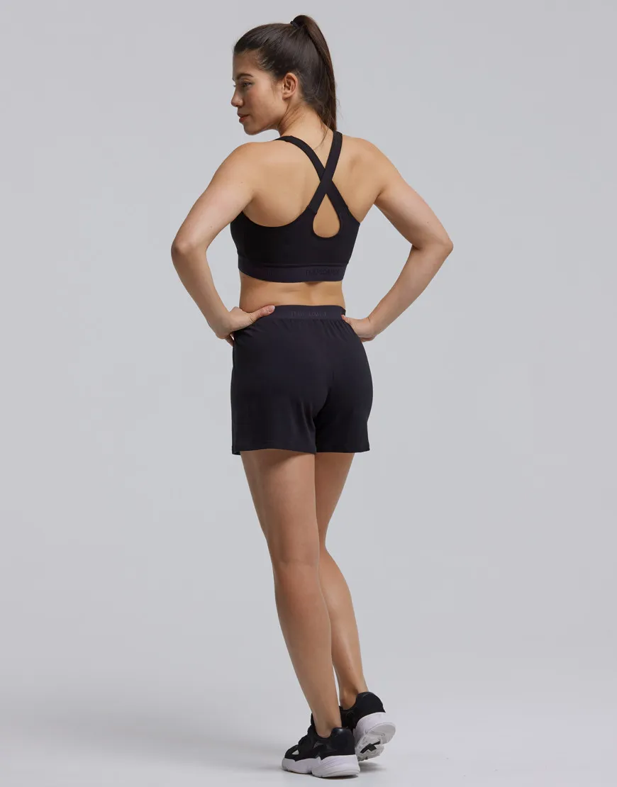 Brassière sport Temps Danse GENNY Noir - Avant scène