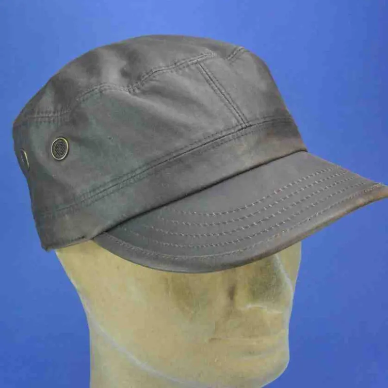 Casquette anti-UV pluie et soleil microfibre marron | Casquette mixte