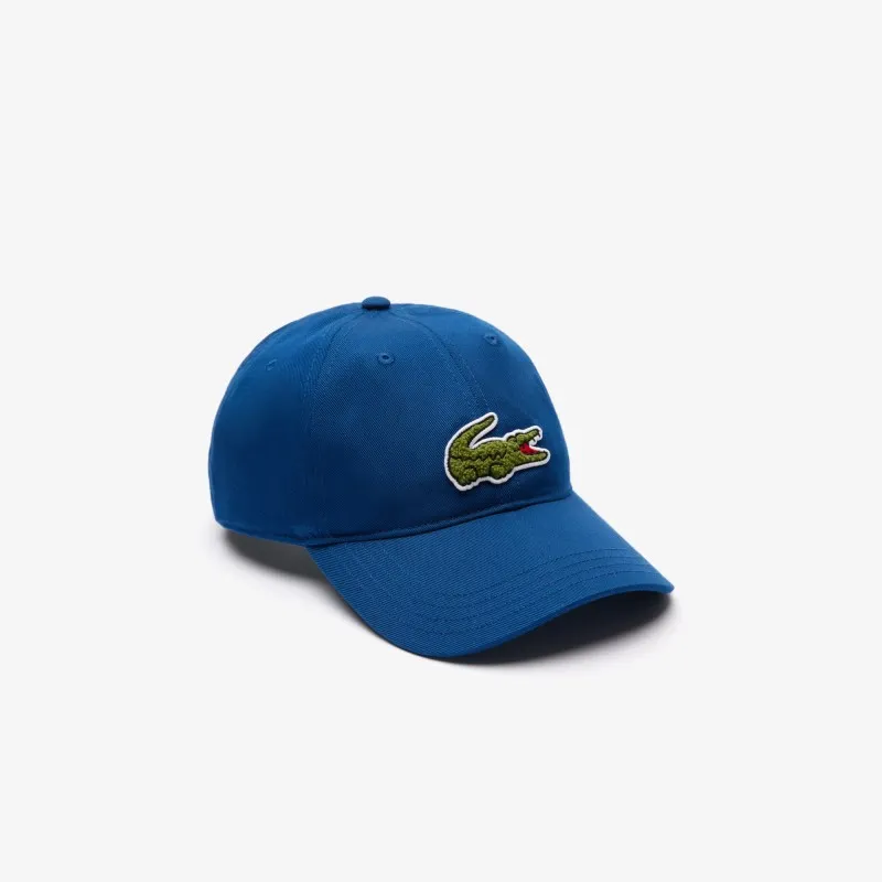 Casquette avec badge Crocodile en twill