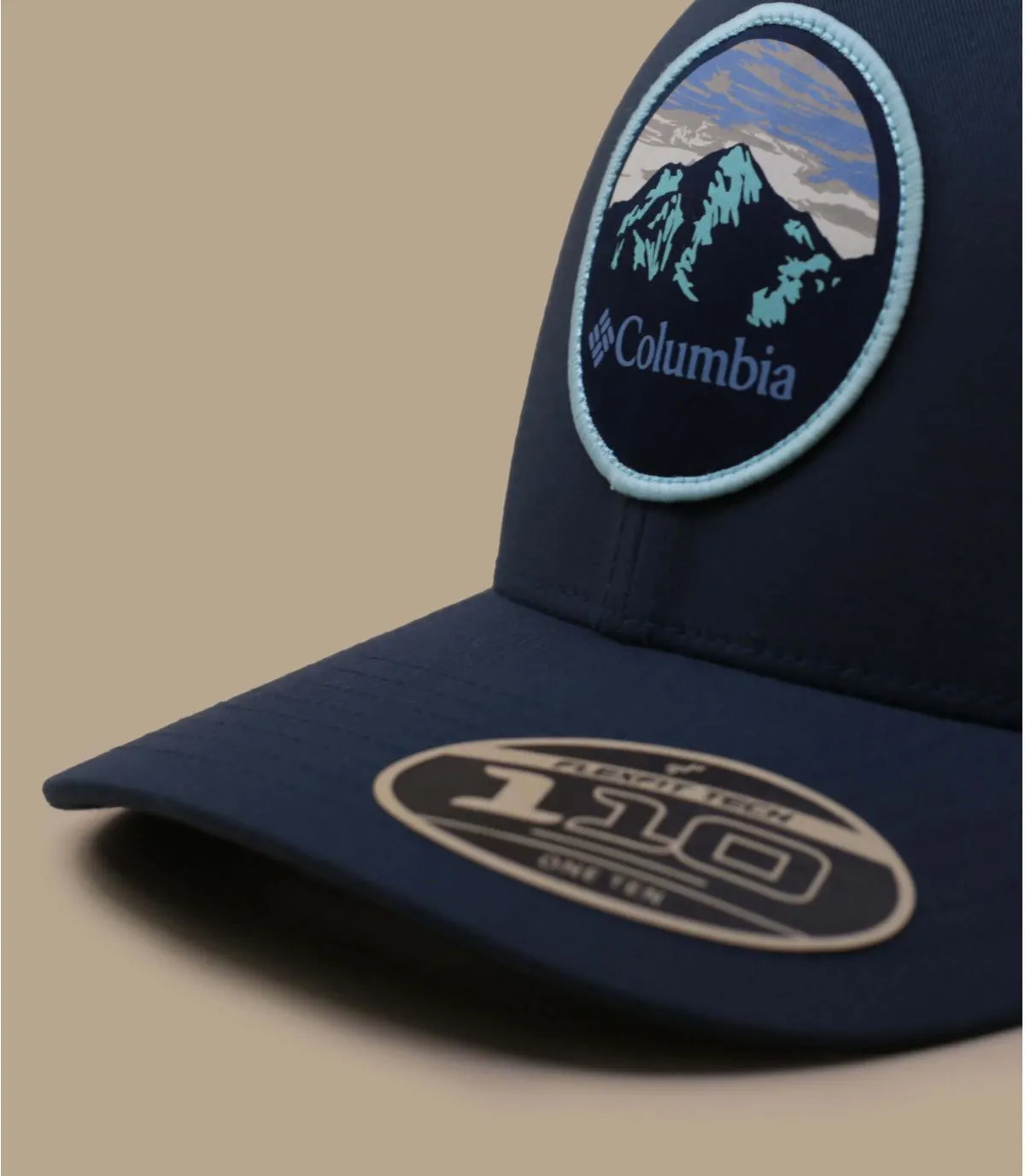 Casquette baseball bleu marine eco responsable - Casquette Mountain Circle navy Columbia : Headict