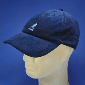 Casquette Baseball KANGOL en velours navy | Casquette mixte