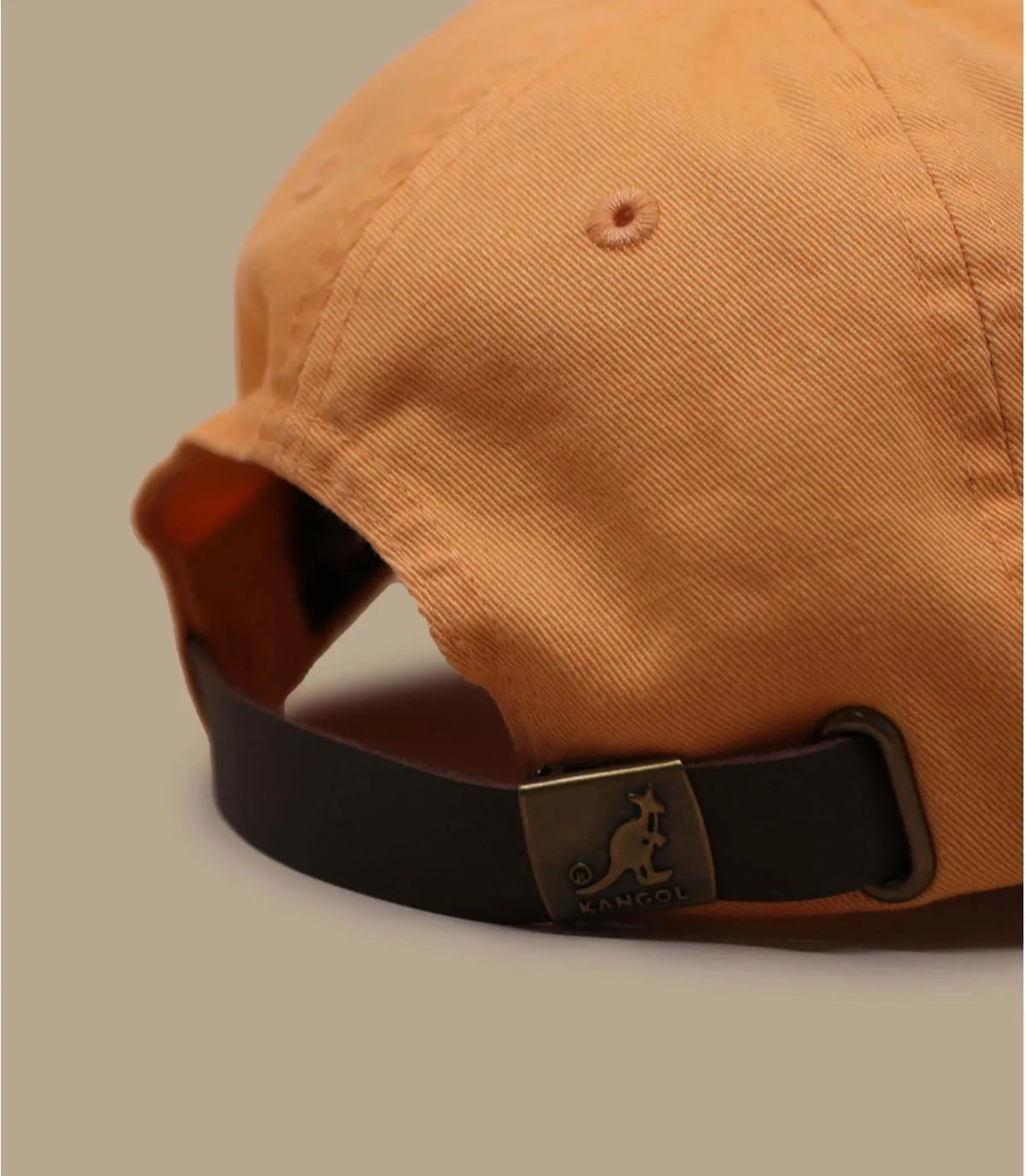 casquette baseball orange kangol - Casquette Washed Baseball papaya milk Kangol : Headict