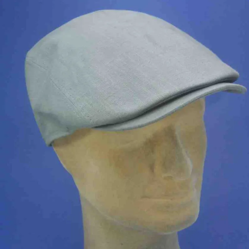 Casquette d'été en lin couleur olive | Casquette pour homme