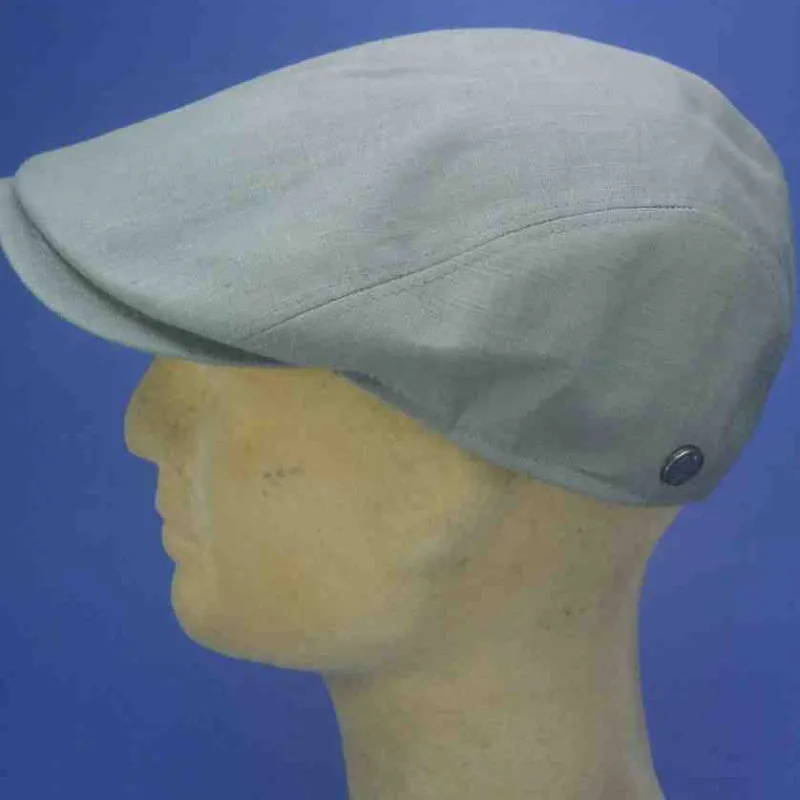 Casquette d'été en lin couleur olive | Casquette pour homme