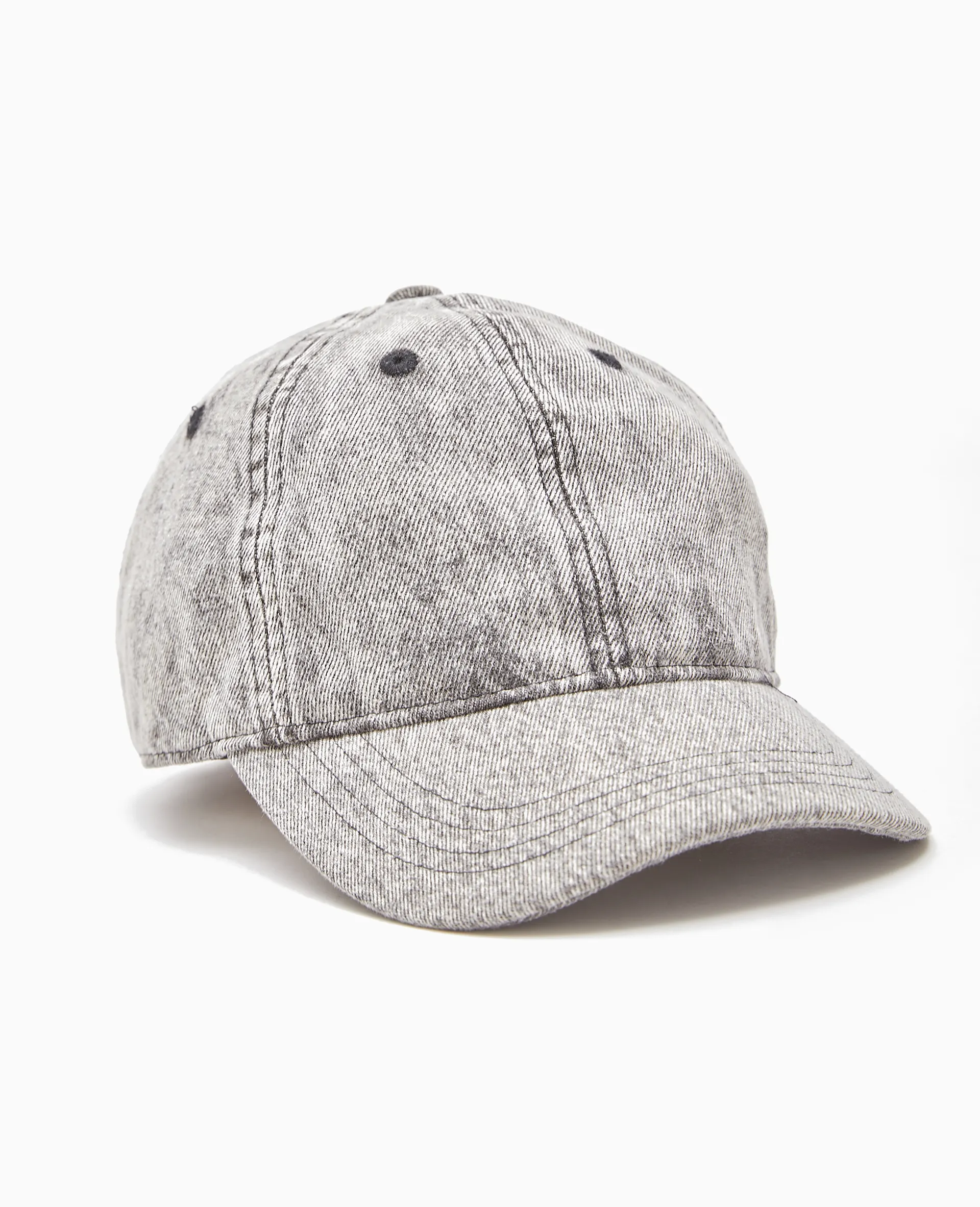 Casquette en jean délavé