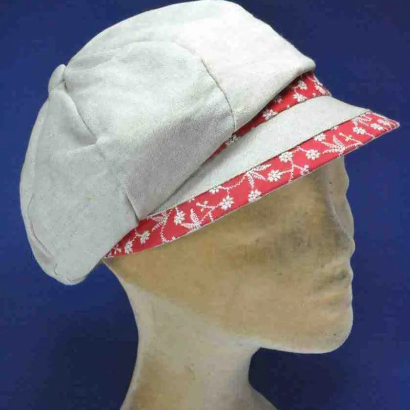 Casquette gavroche coton et lin - Achat gavroche tendance - Casquette femme