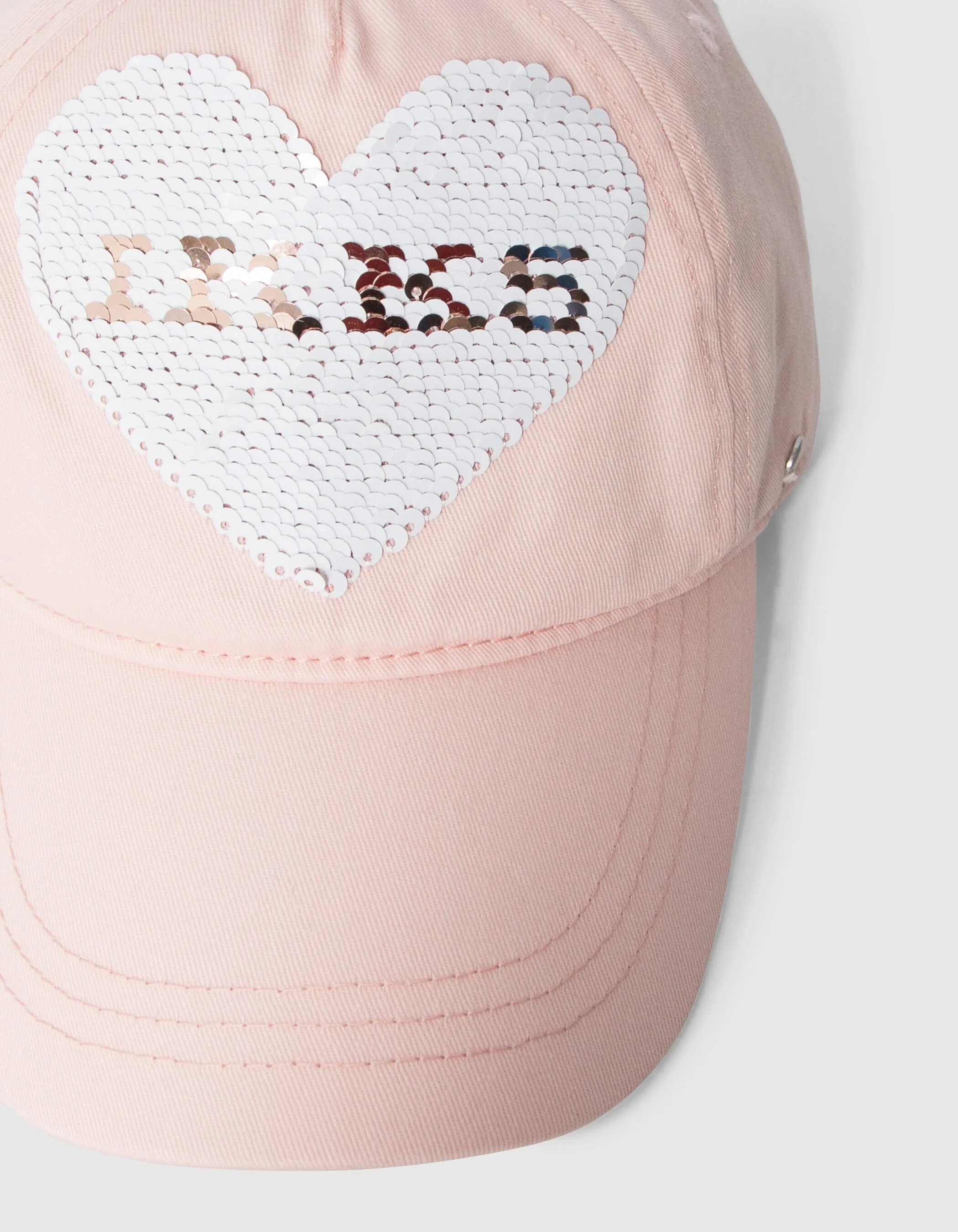 Casquette rose fille