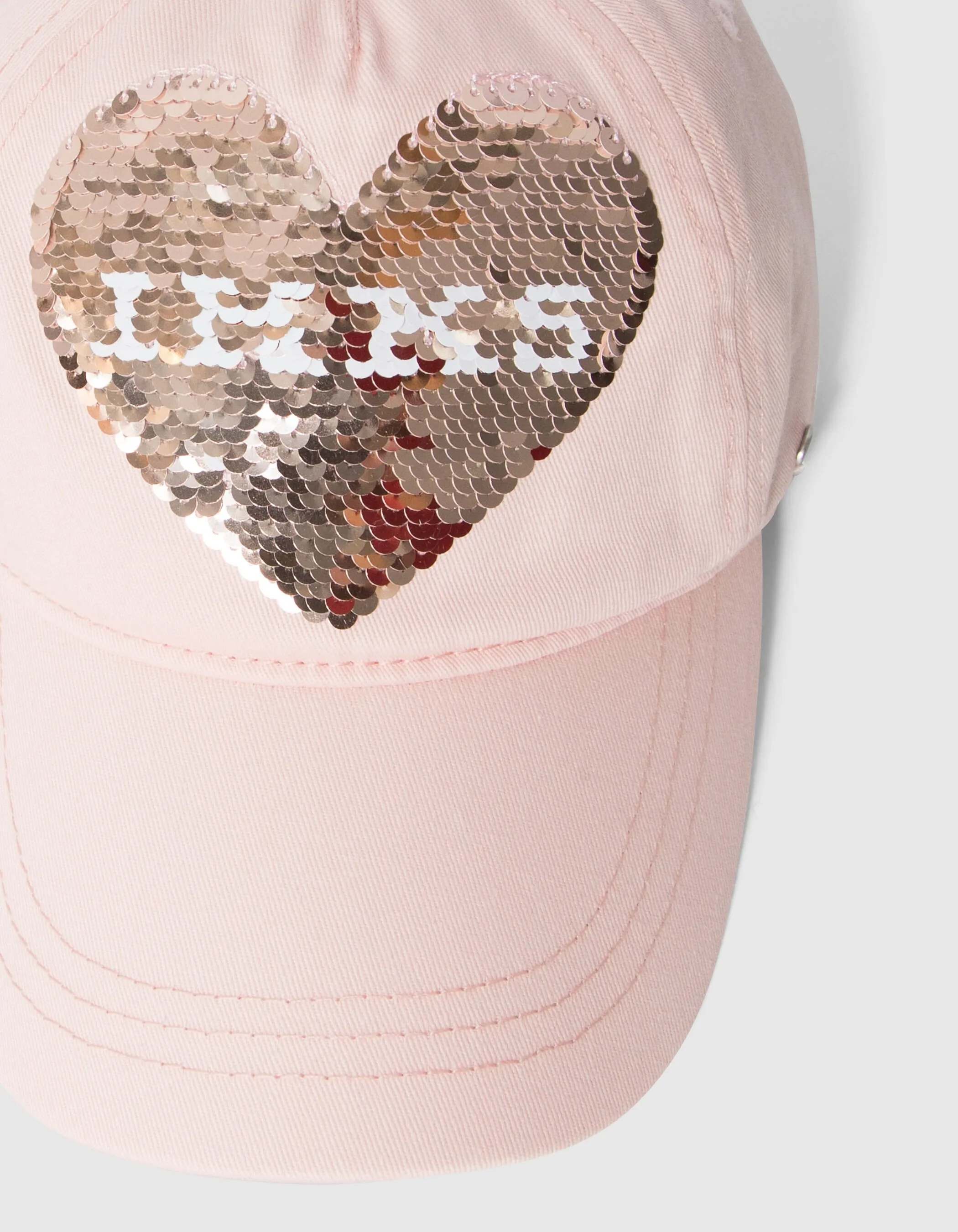 Casquette rose fille