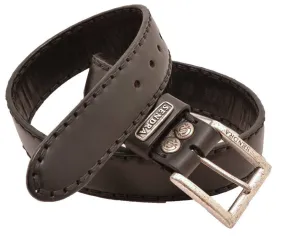 Ceinture cuir vachette noir