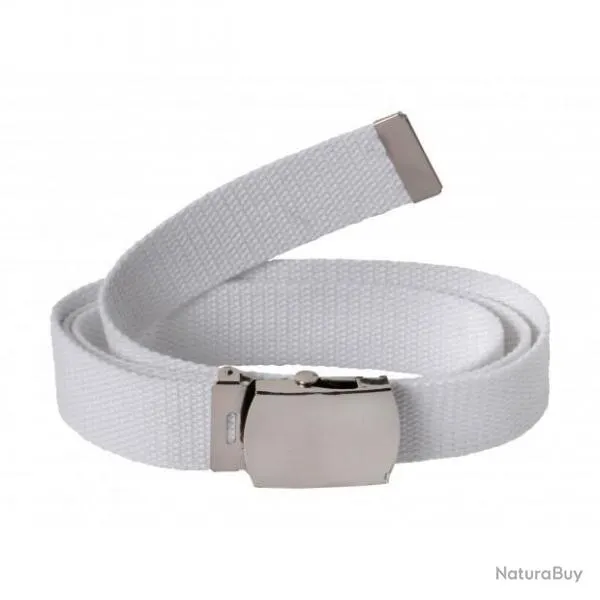 Ceinture en toile Blanc