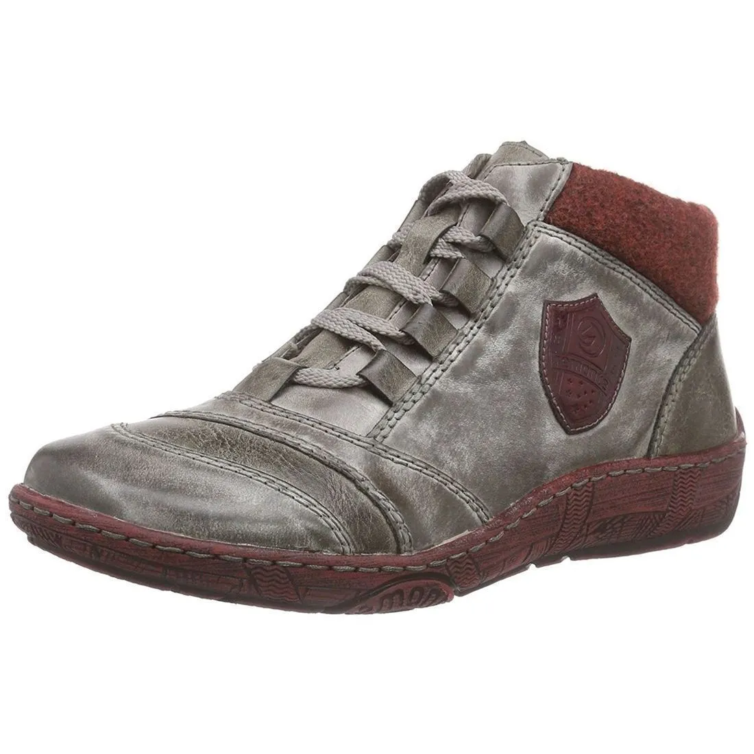 Chaussures a lacets Remonte d3871 gris