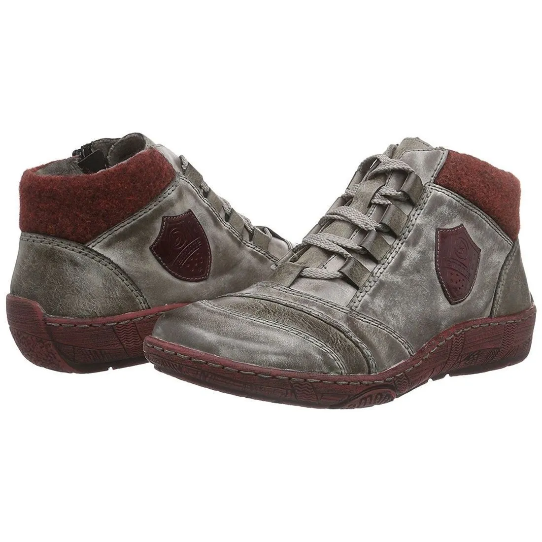 Chaussures a lacets Remonte d3871 gris