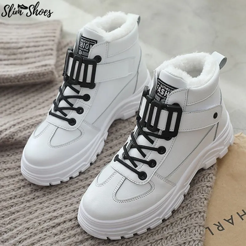 Chaussures Montantes Hiver Pour Femme - HighShoes™