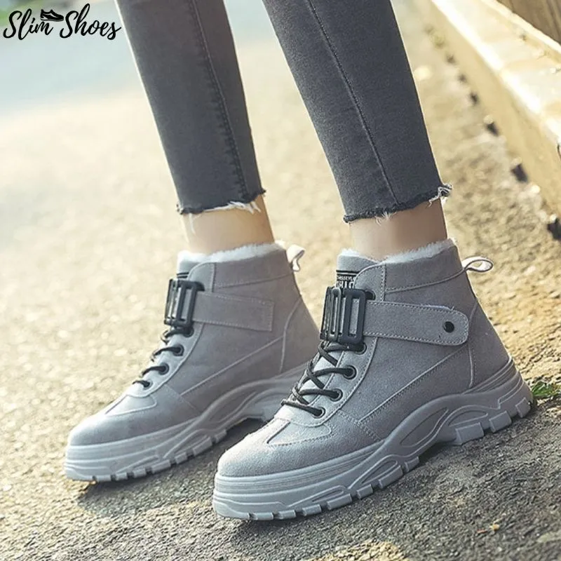 Chaussures Montantes Hiver Pour Femme - HighShoes™