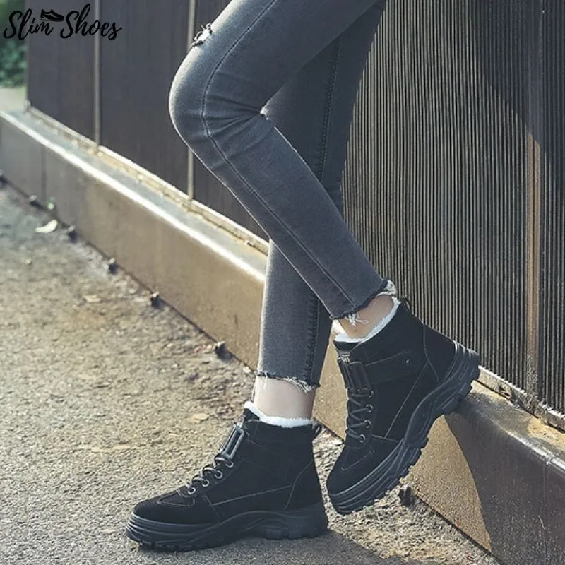 Chaussures Montantes Hiver Pour Femme - HighShoes™